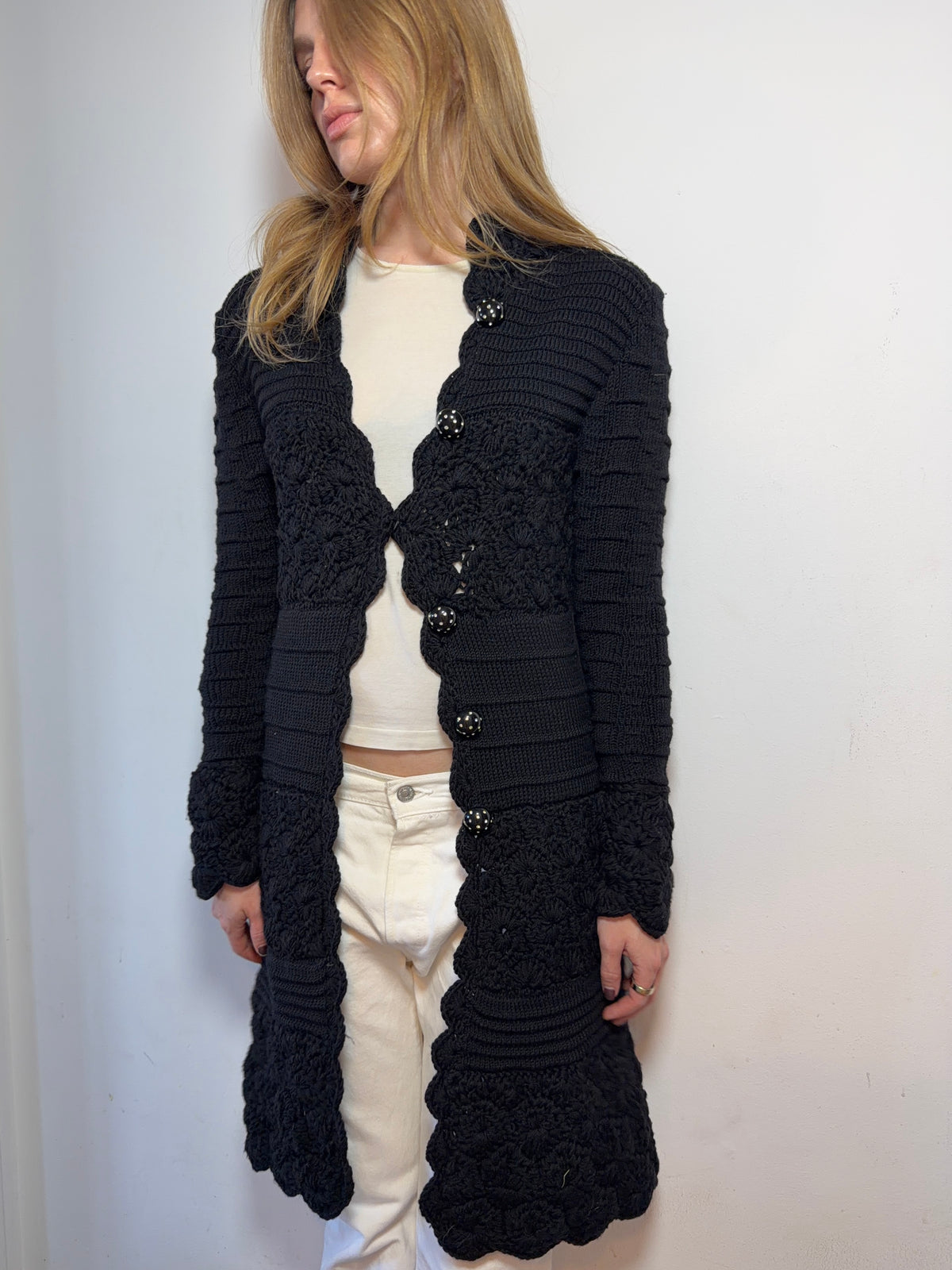 Blumarine Crochet Coat