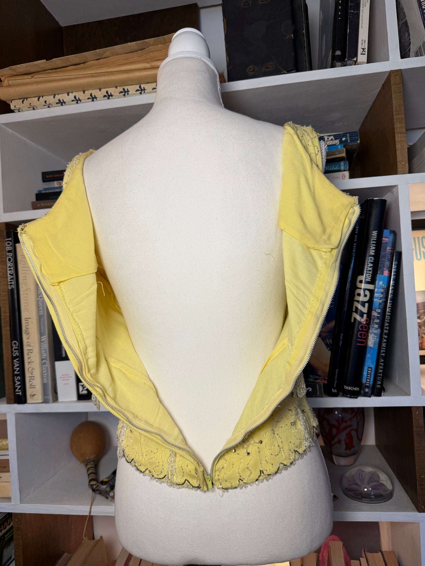 Beaded Vintage Top