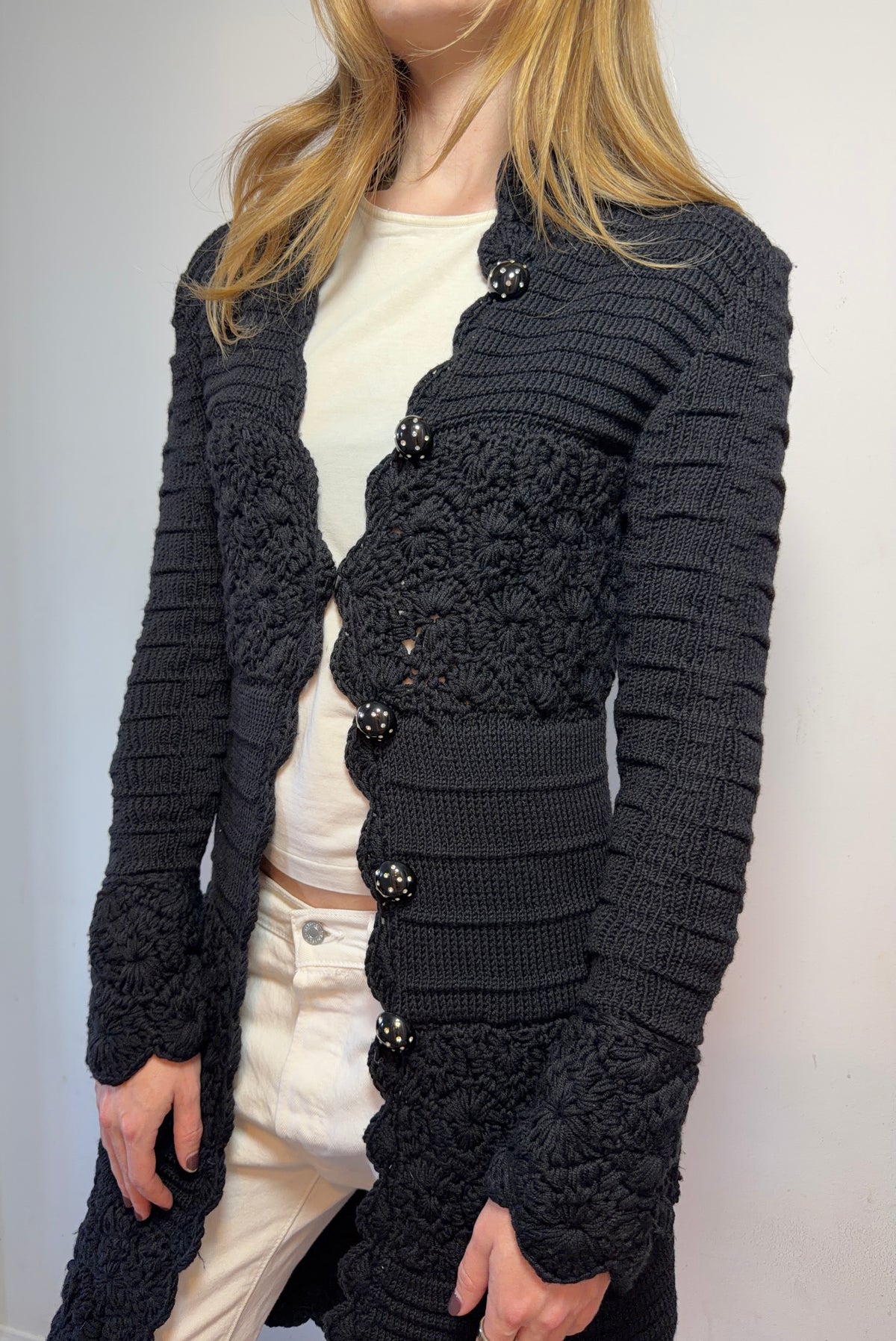 Blumarine Crochet Coat