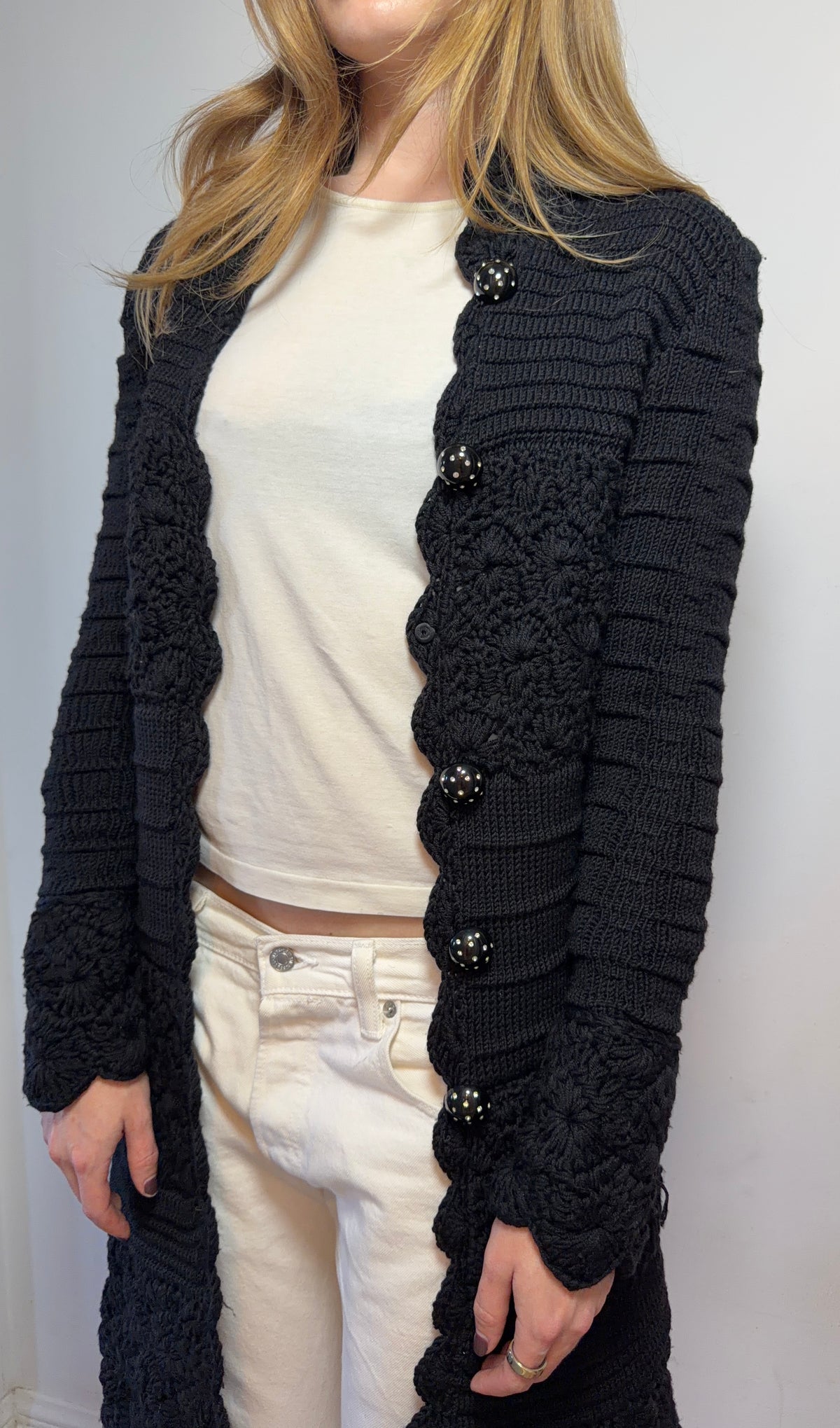 Blumarine Crochet Coat