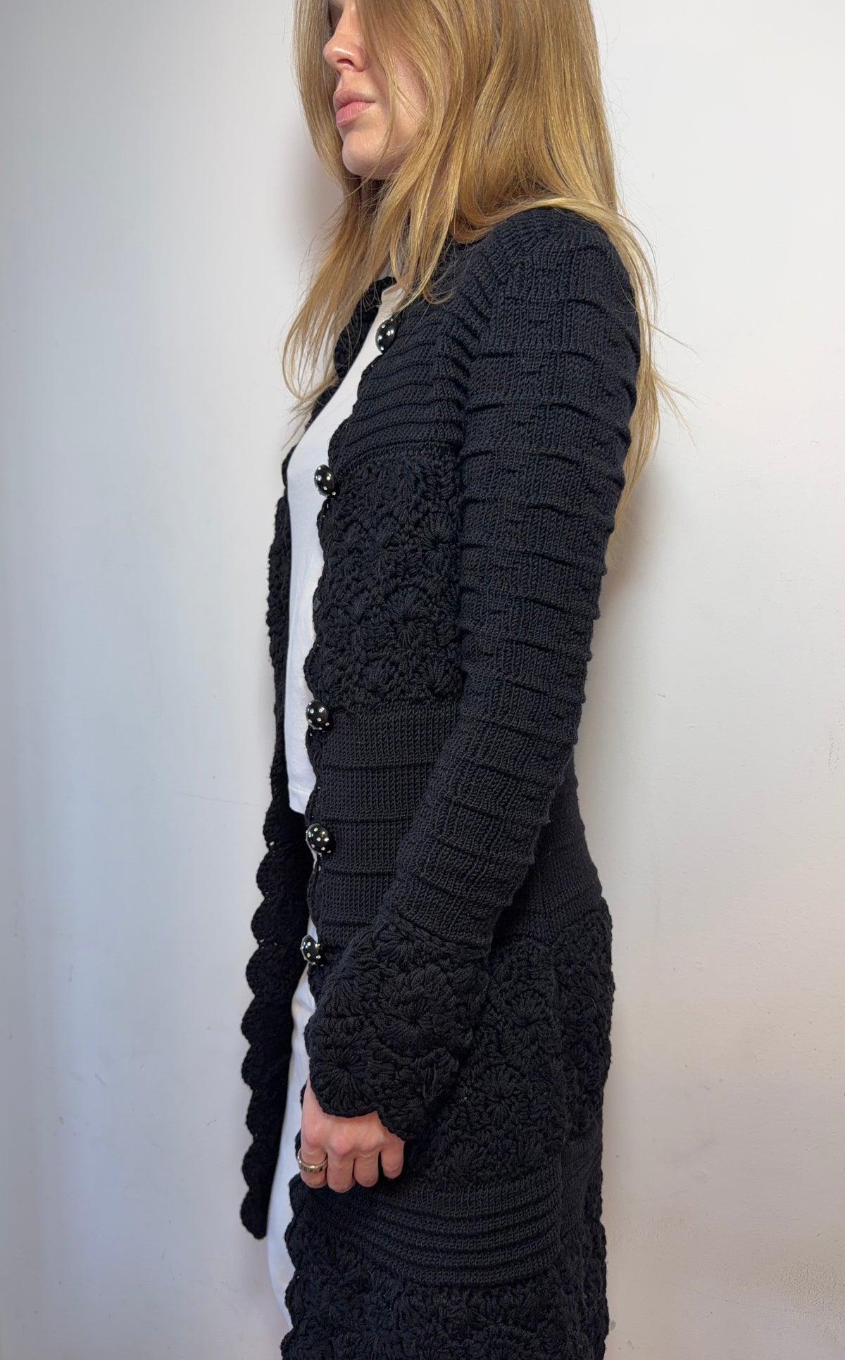 Blumarine Crochet Coat