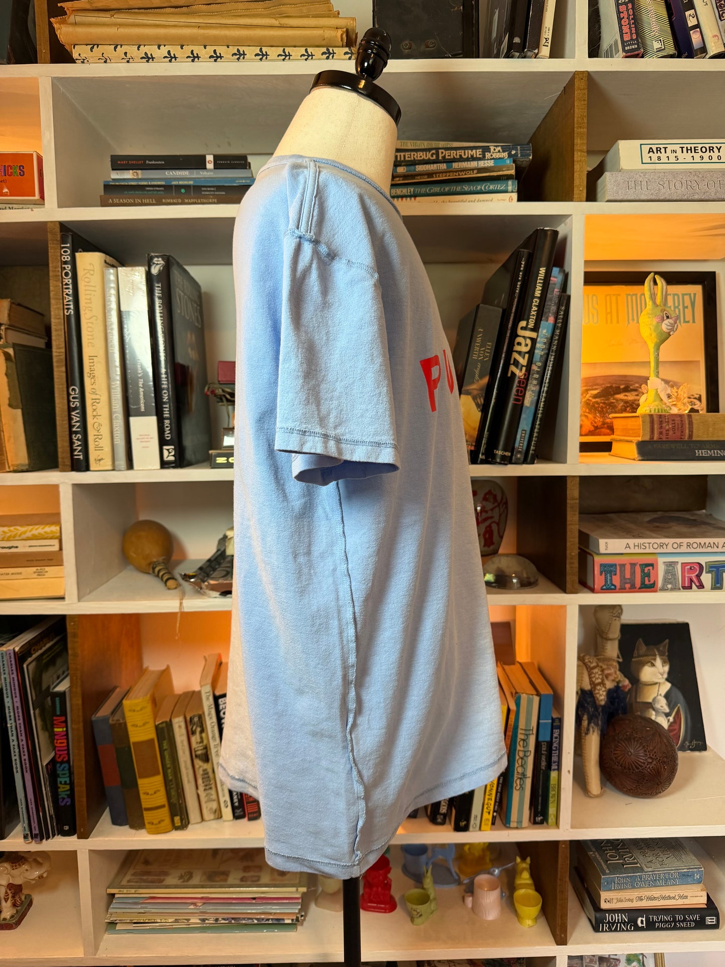 Purple Brand Powder Blue Logo Tee