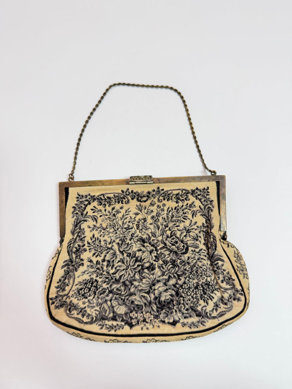 1920s Art Deco Petit Point Purse