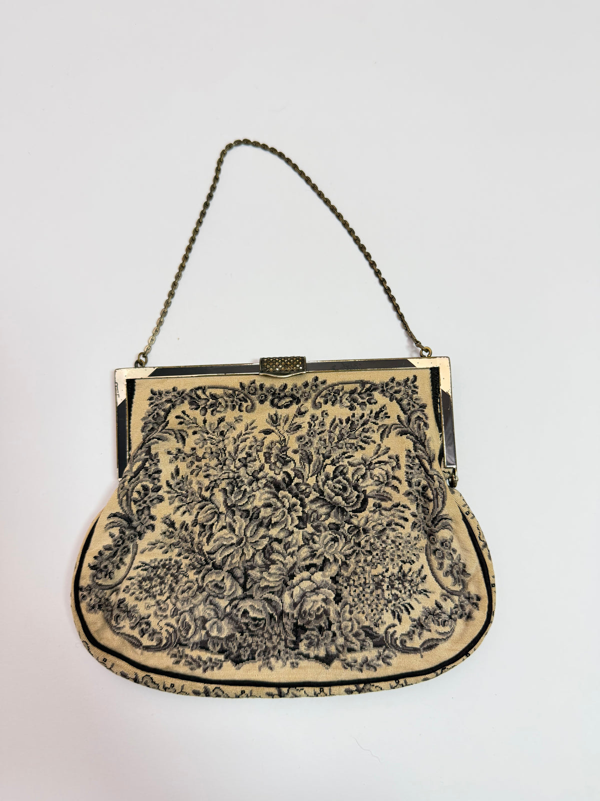 1920s Art Deco Petit Point Purse