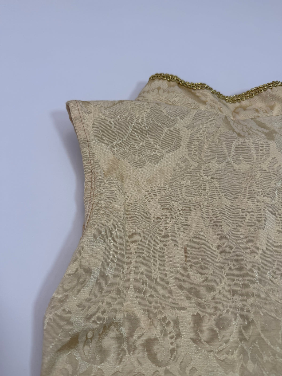 Vintage Gold Brocade Costume Tunic