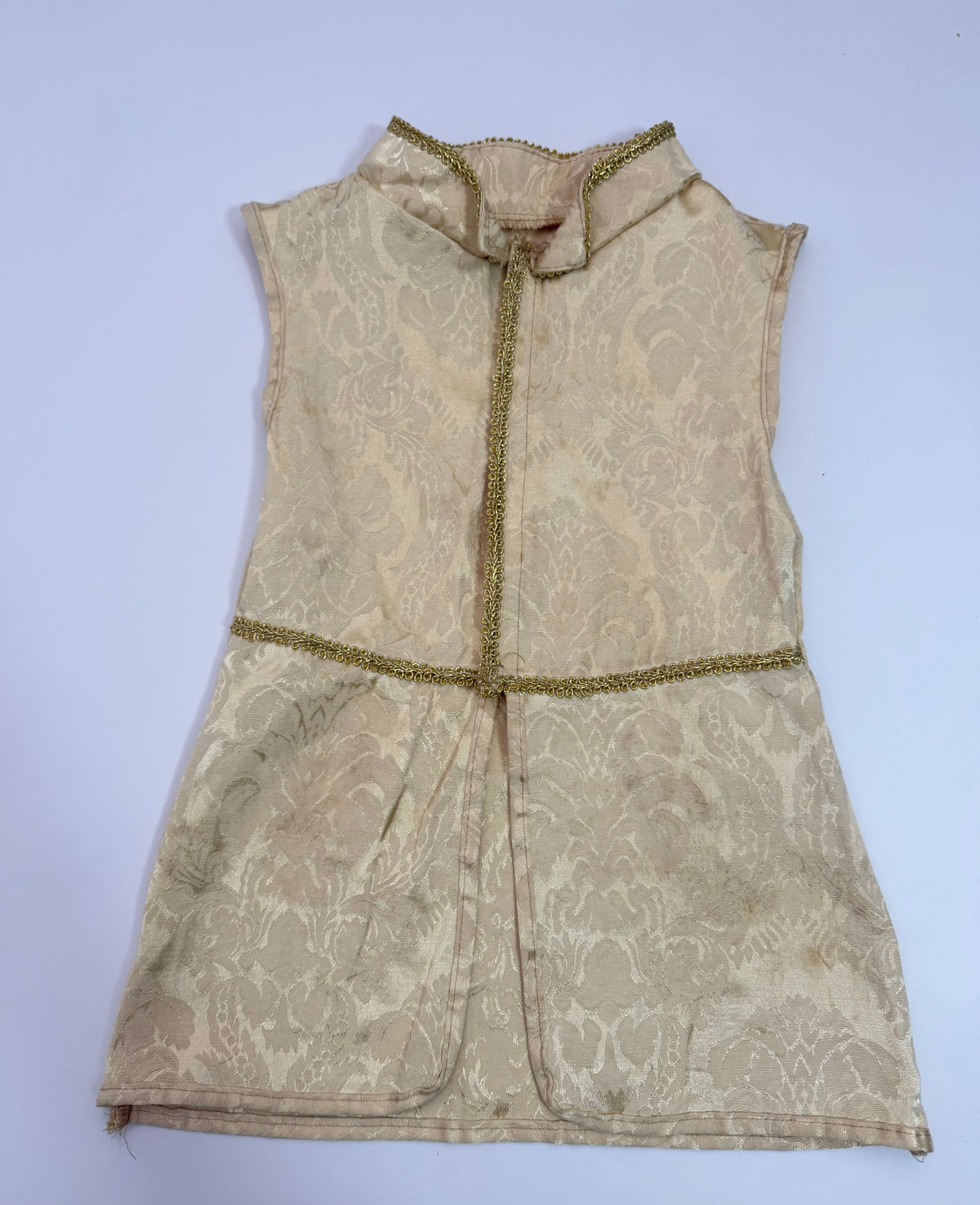 Vintage Gold Brocade Costume Tunic