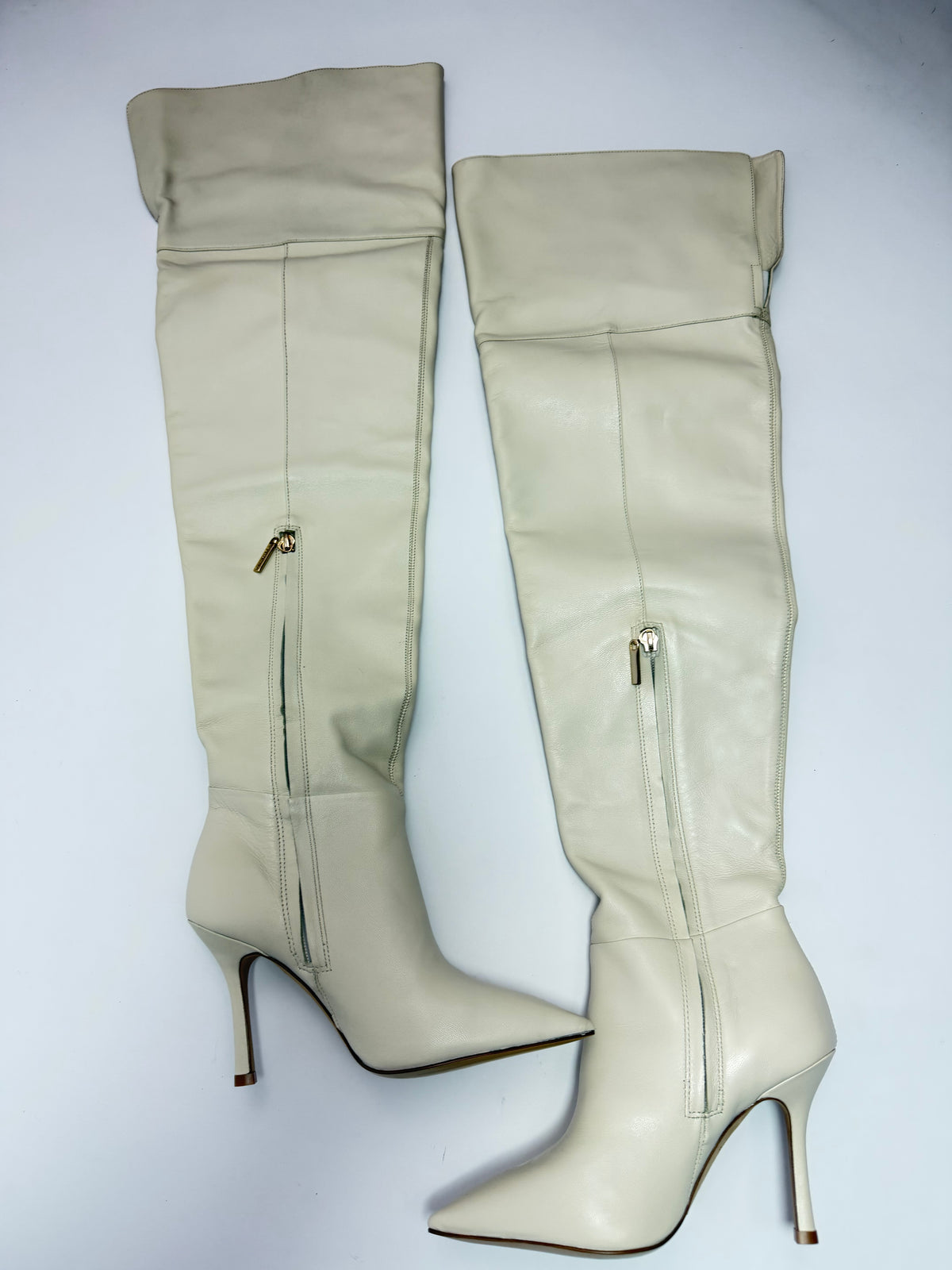 Larroudé Ivory Hi Boots 36