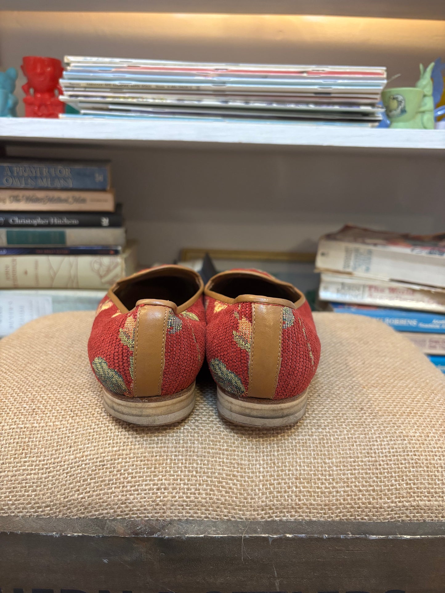 Zalo Floral Tapestry Loafers 7