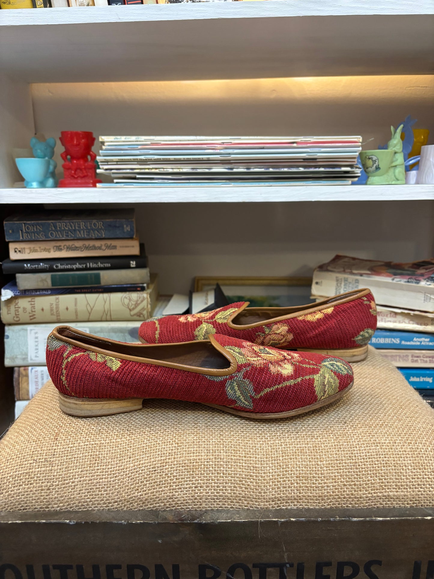 Zalo Floral Tapestry Loafers 7