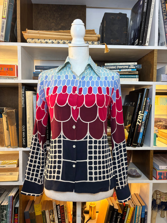 Paul And Joe Silk Patterned Blouse