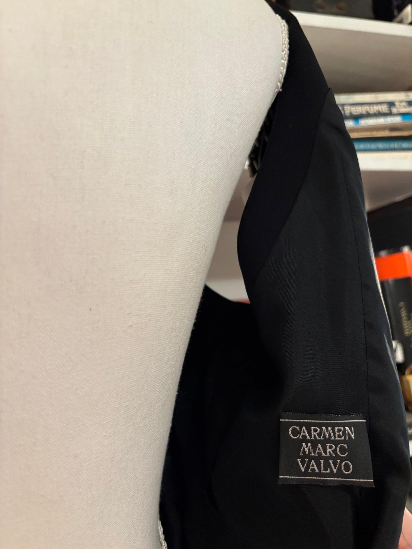 Carmen Marc Valvo Beaded Dress