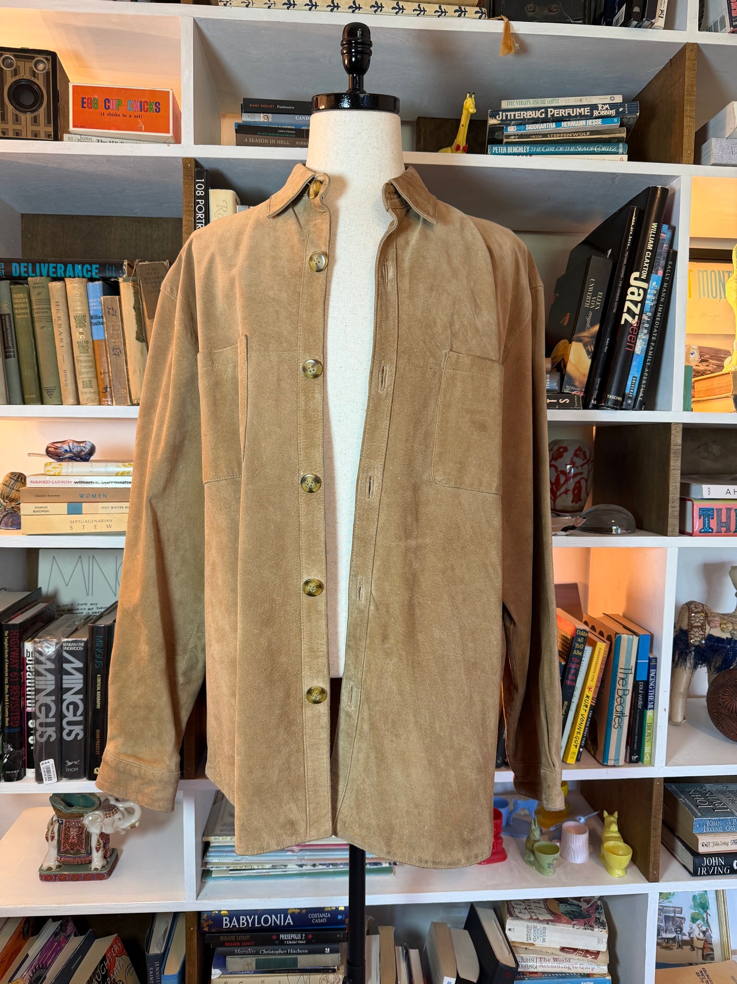 Sundance Suede Button Up