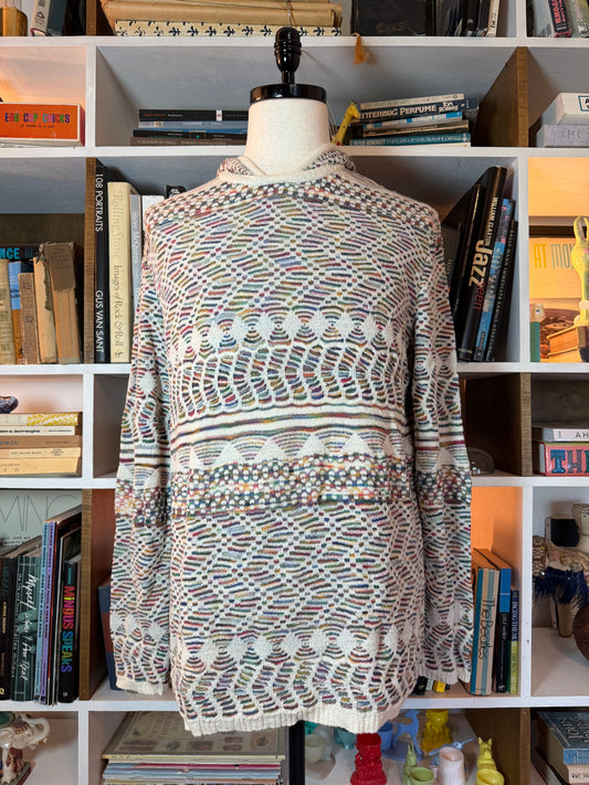 Missoni Crochet Knit Cotton Hoodie