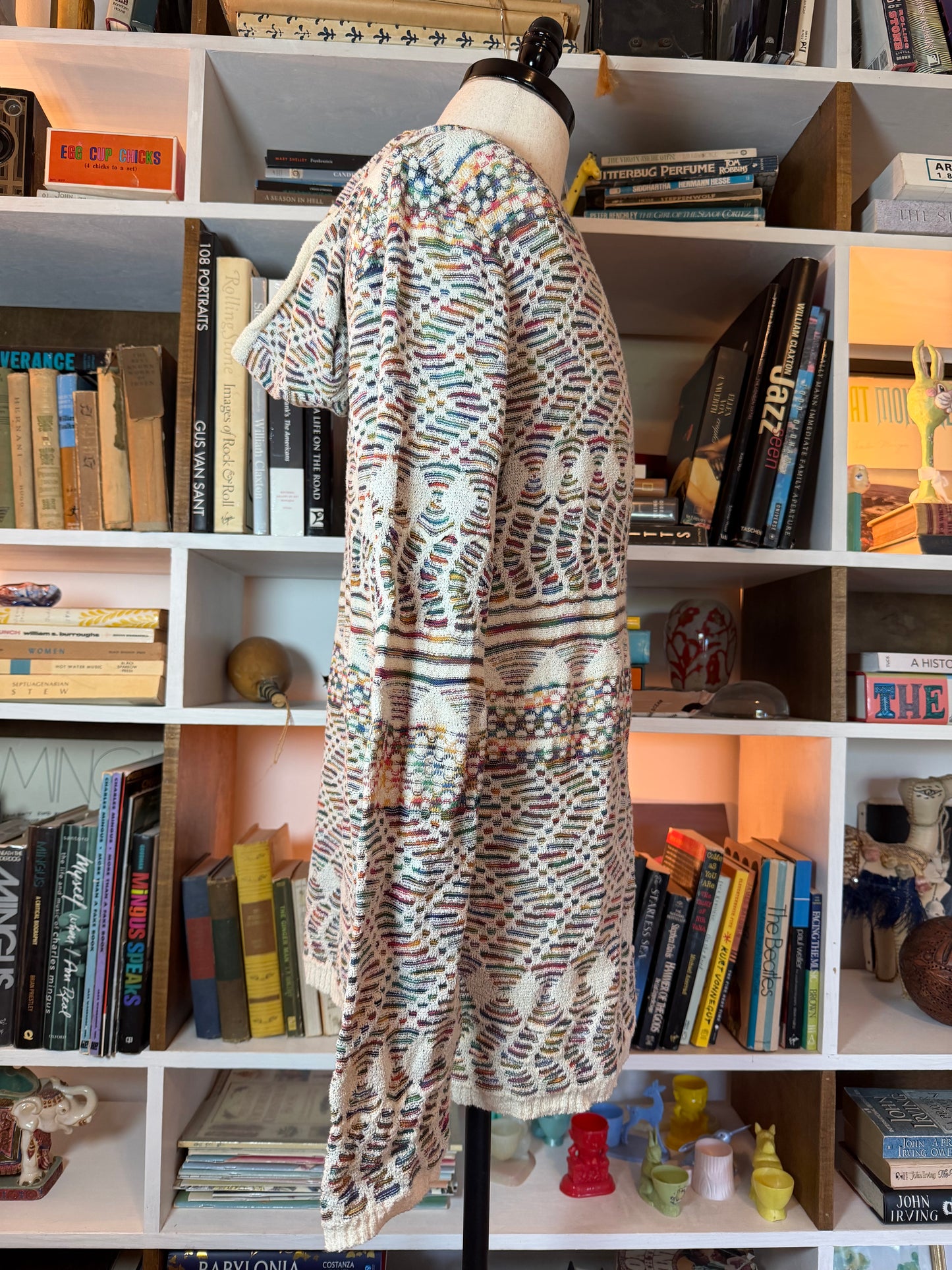 Missoni Crochet Knit Cotton Hoodie