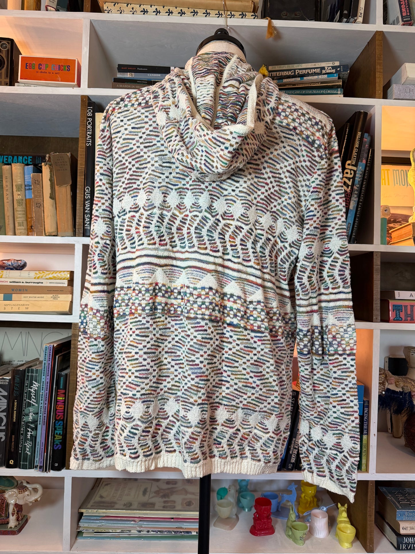 Missoni Crochet Knit Cotton Hoodie