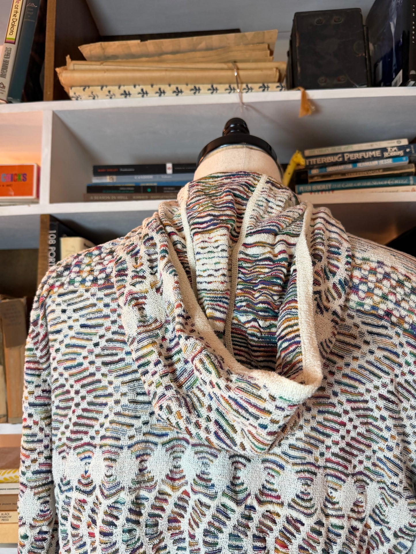 Missoni Crochet Knit Cotton Hoodie