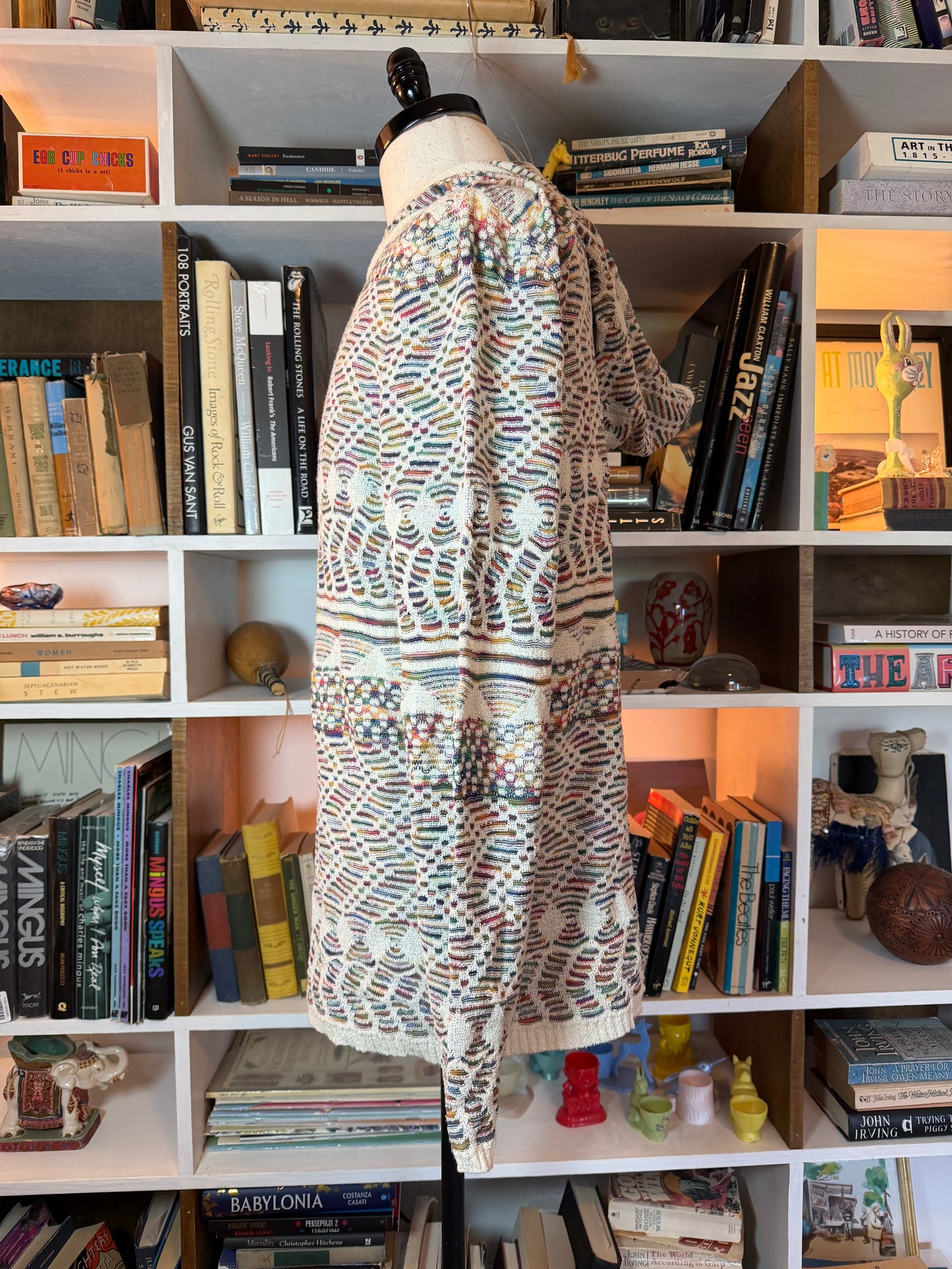 Missoni Crochet Knit Cotton Hoodie