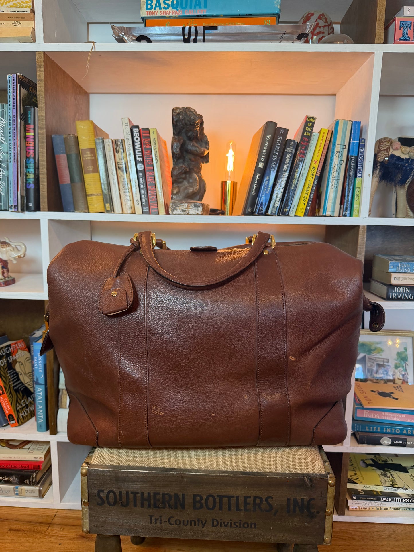 Brioni Leather Duffel