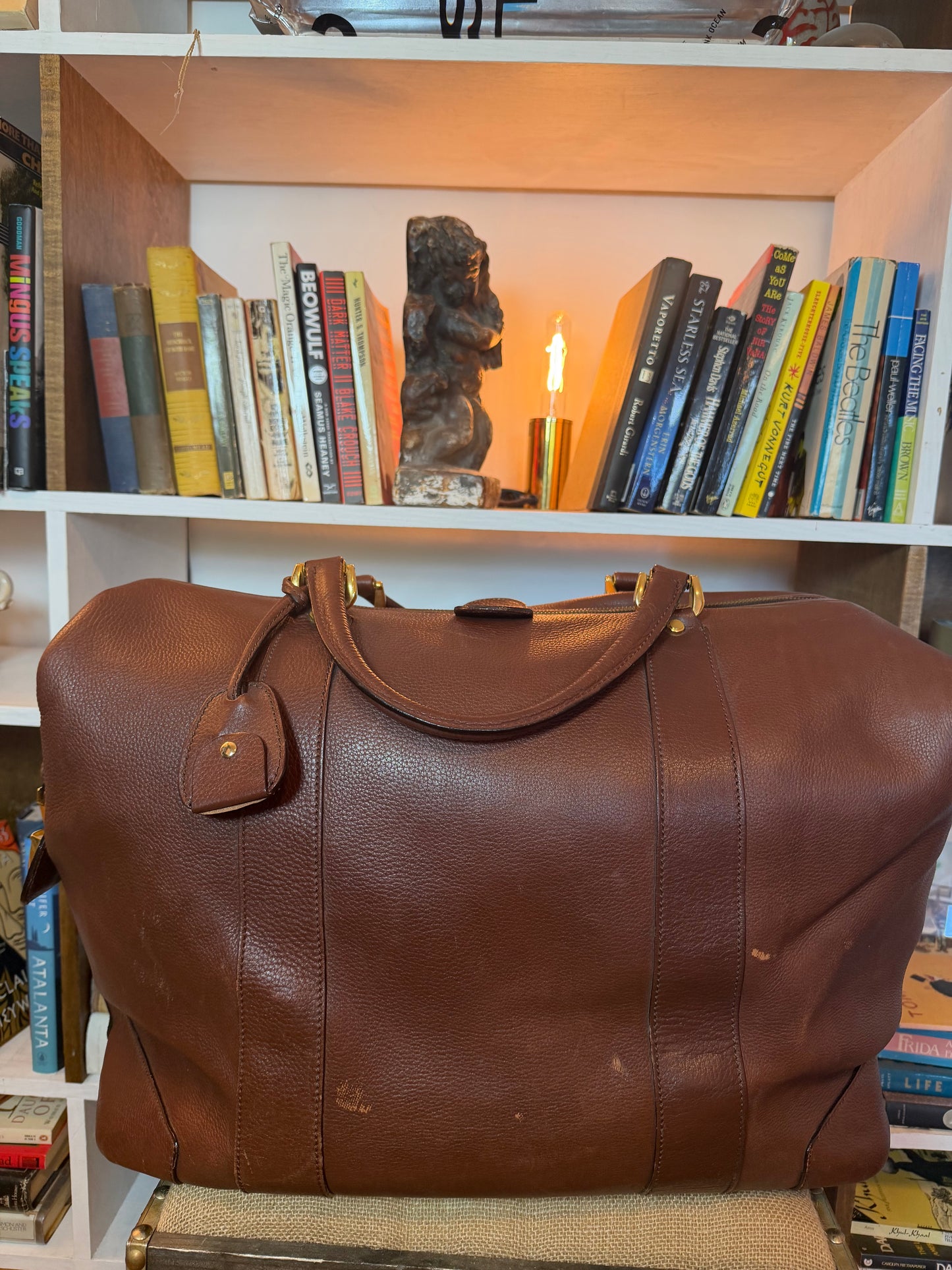 Brioni Leather Duffel