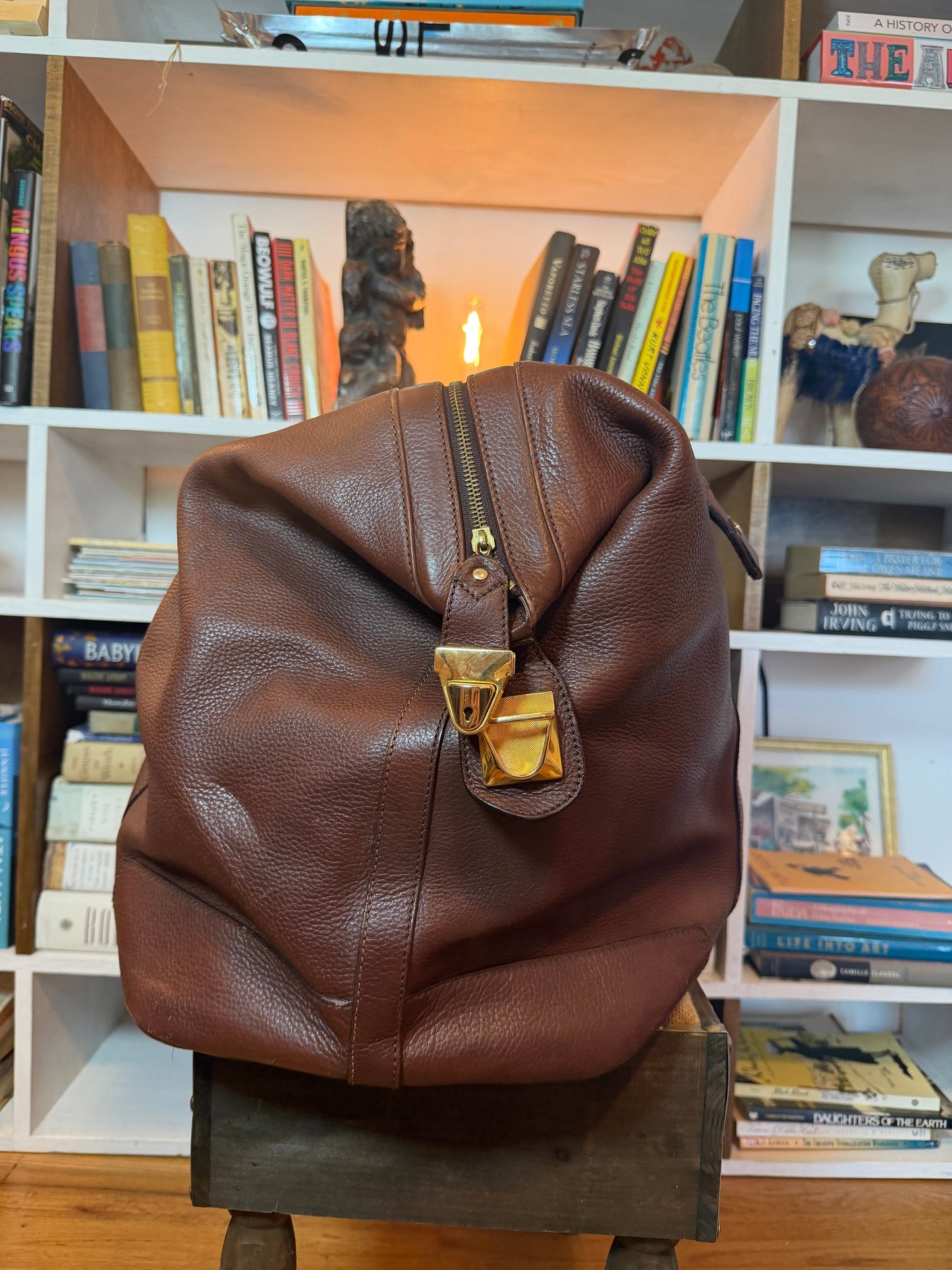 Brioni Leather Duffel