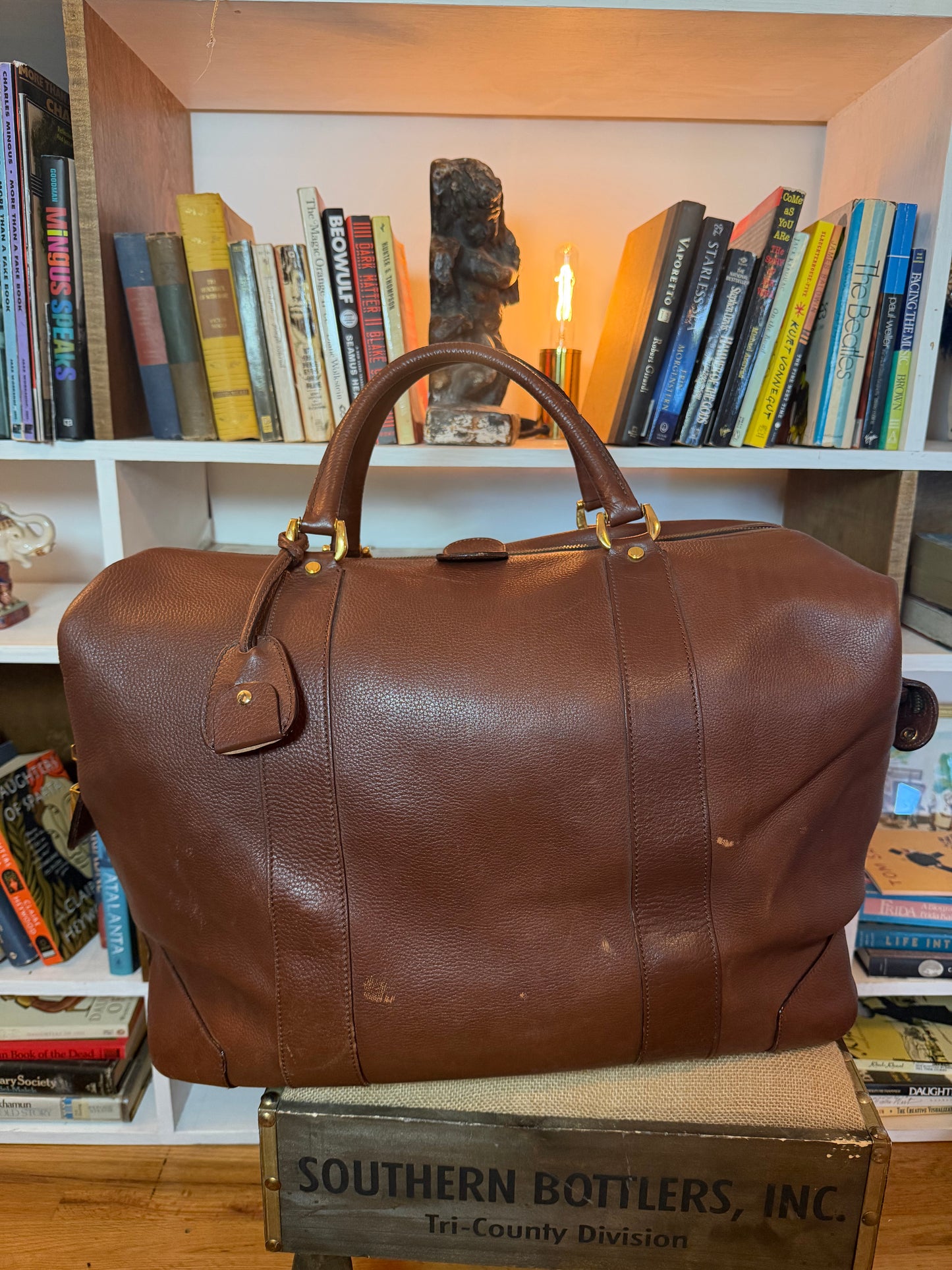 Brioni Leather Duffel