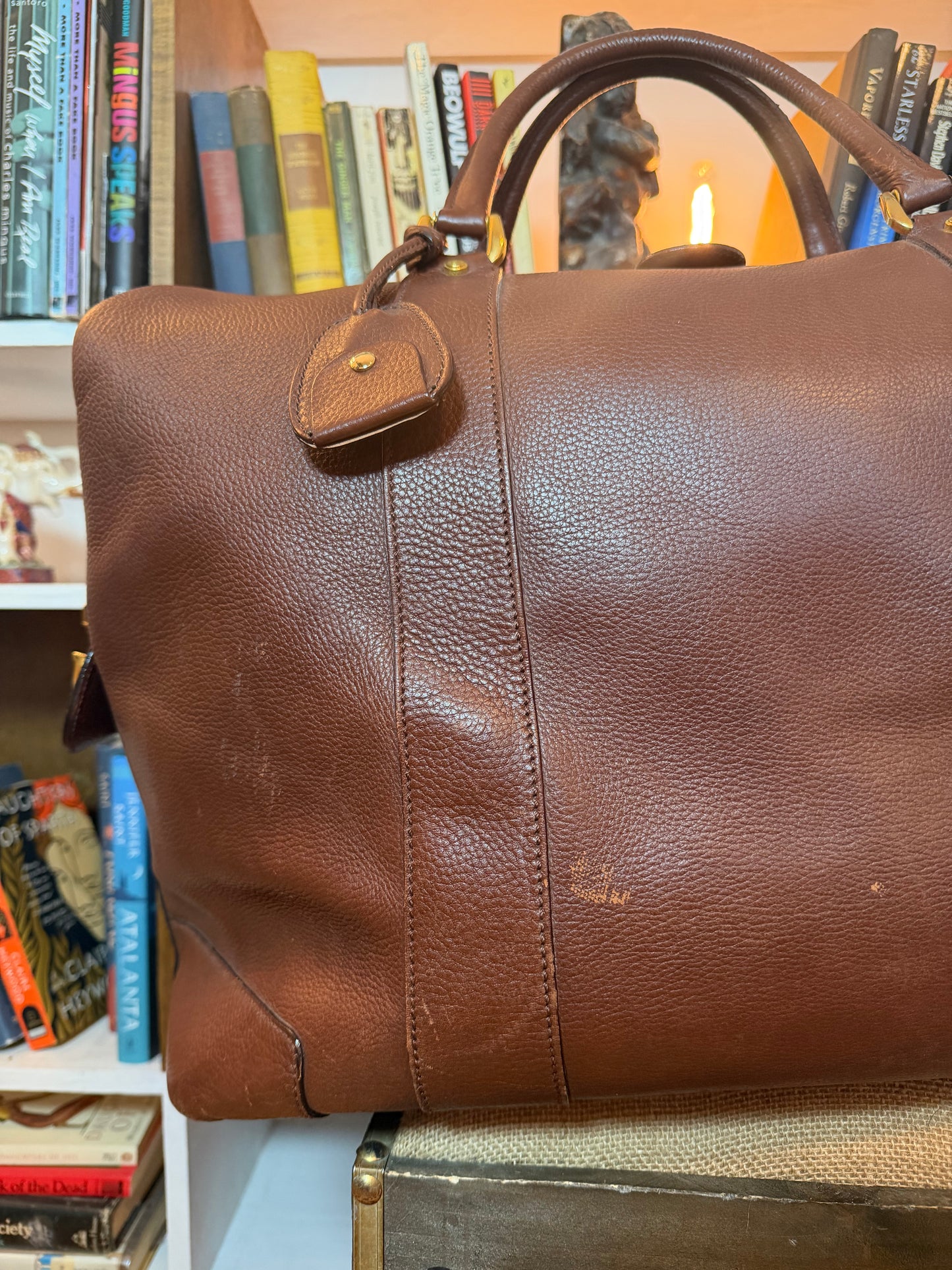 Brioni Leather Duffel