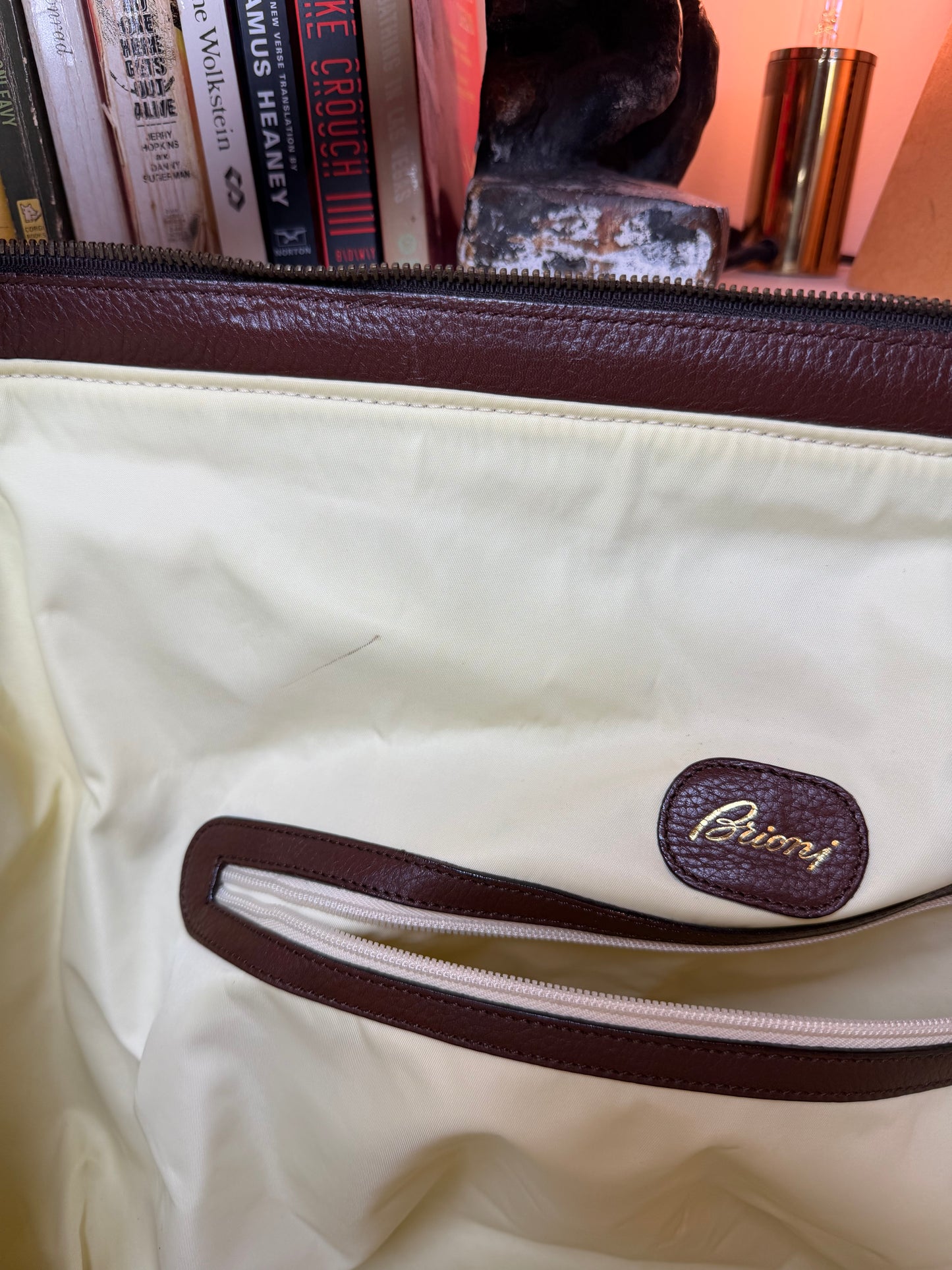 Brioni Leather Duffel