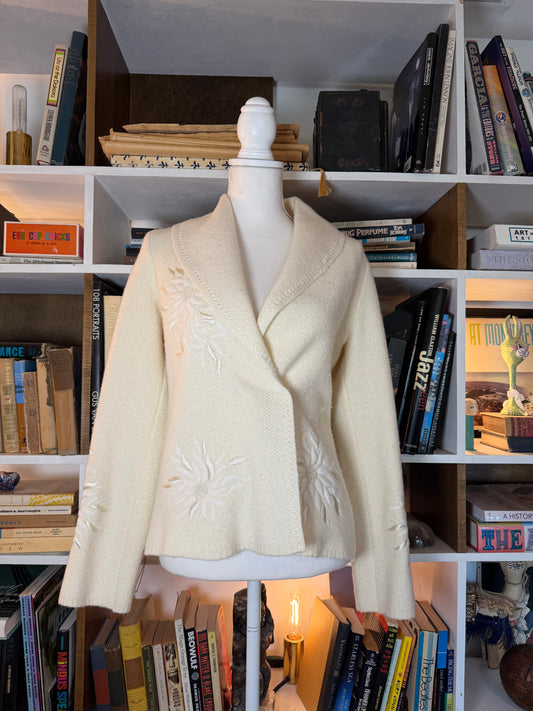 Blumarine Floral Embroidered Sweater