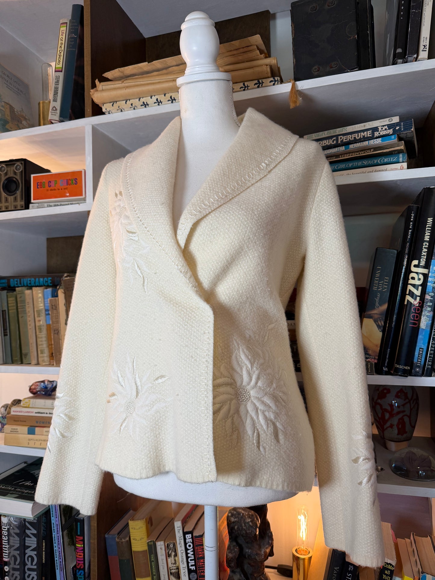 Blumarine Floral Embroidered Sweater