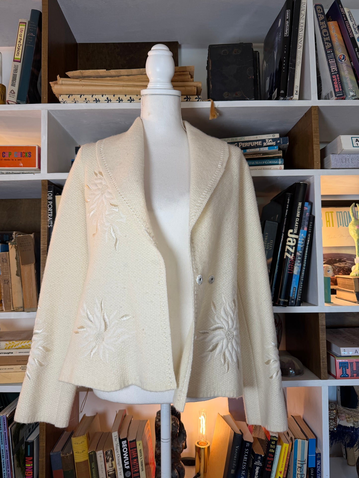 Blumarine Floral Embroidered Sweater