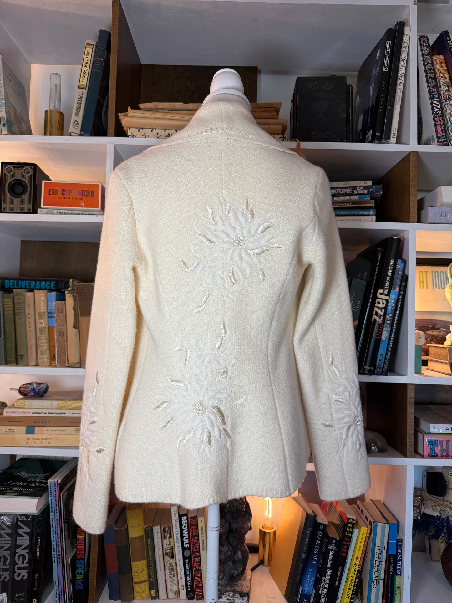 Blumarine Floral Embroidered Sweater