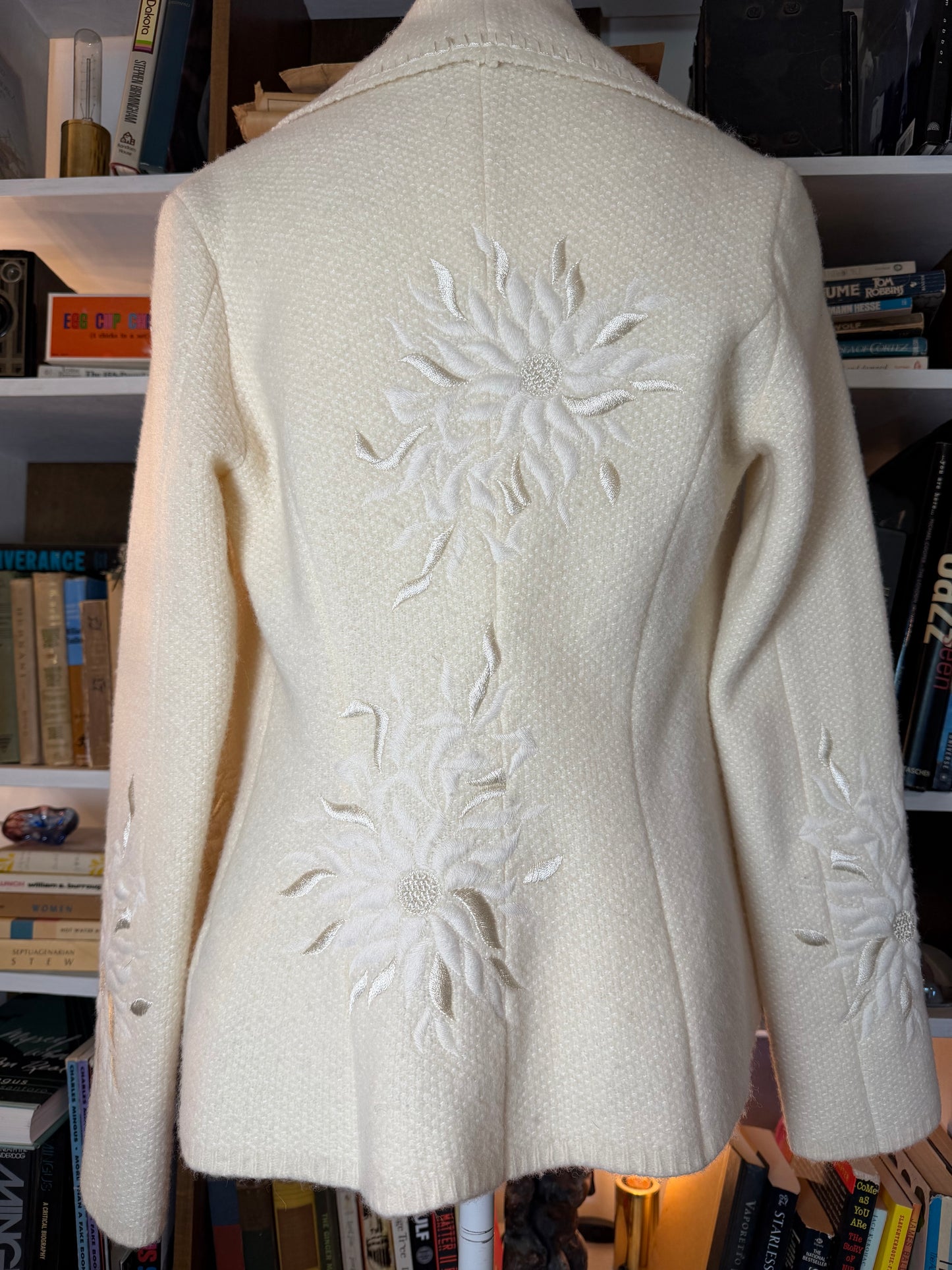 Blumarine Floral Embroidered Sweater