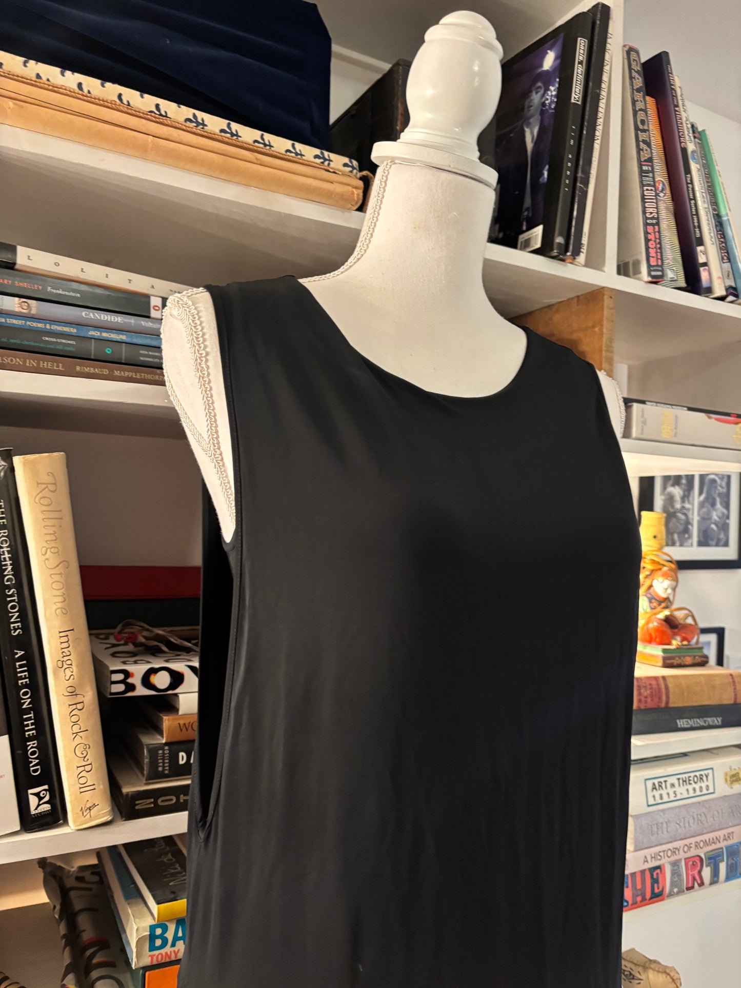 Helmut Lang High Slit Shift Dress