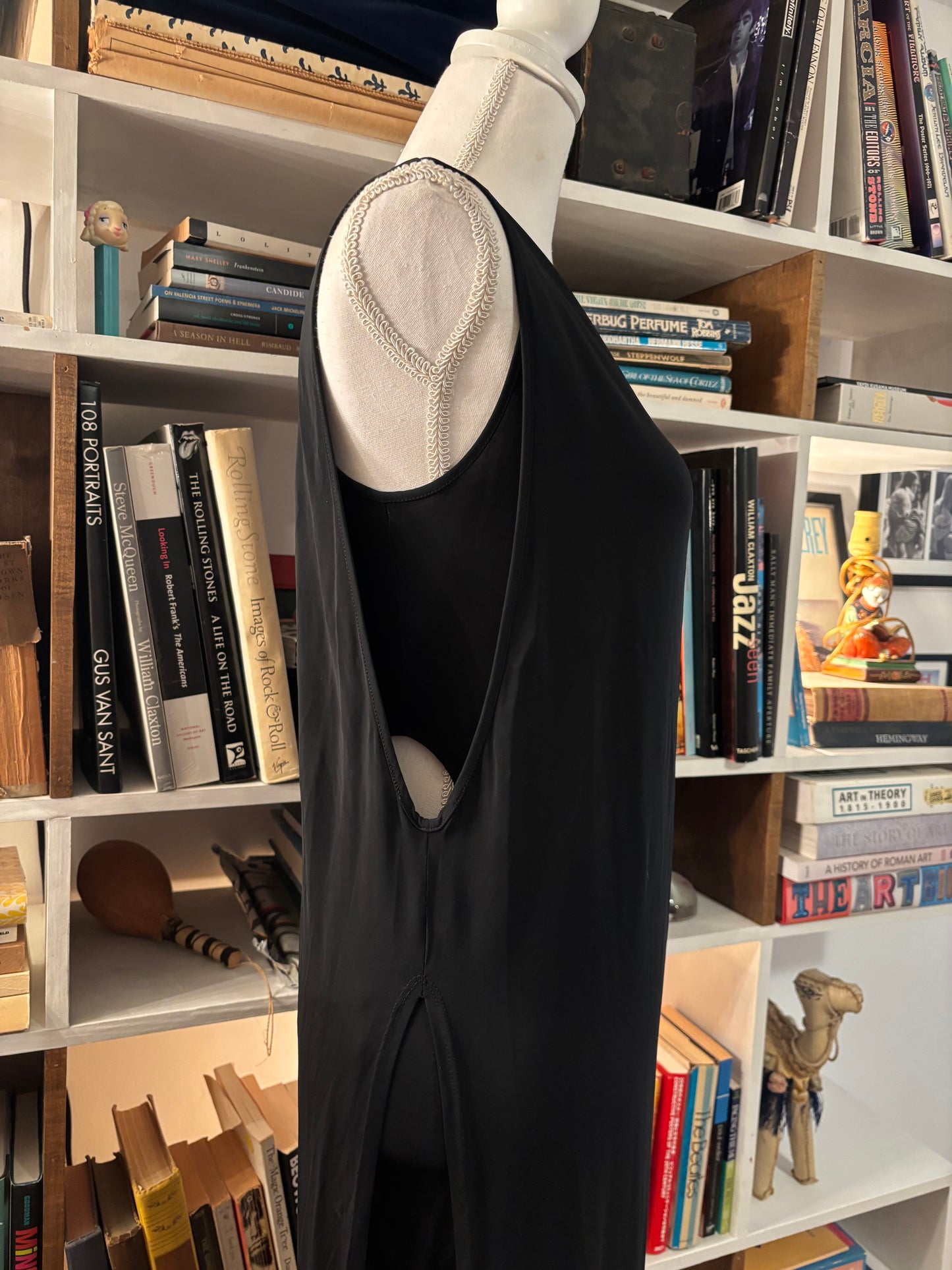 Helmut Lang High Slit Shift Dress