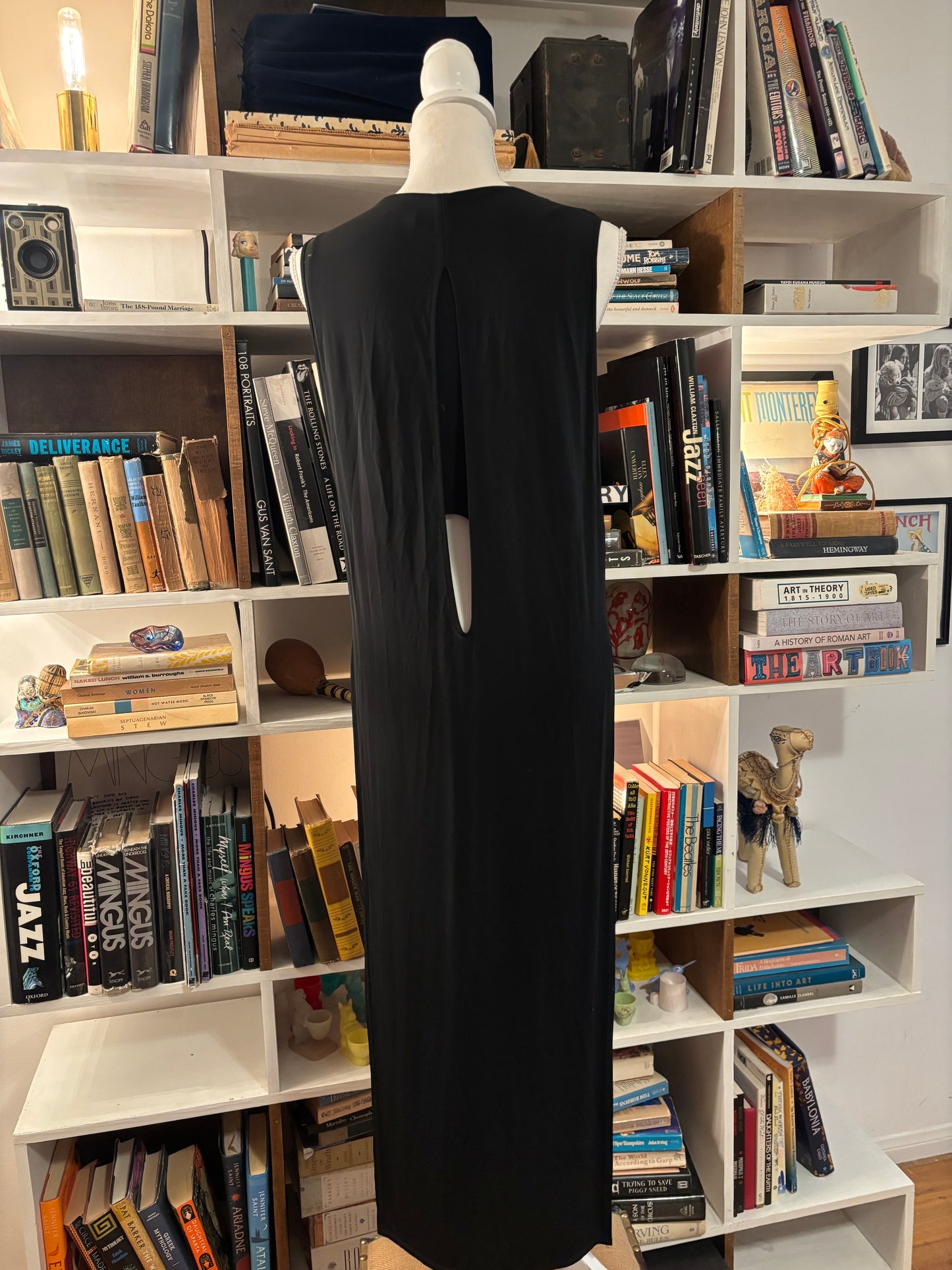 Helmut Lang High Slit Shift Dress