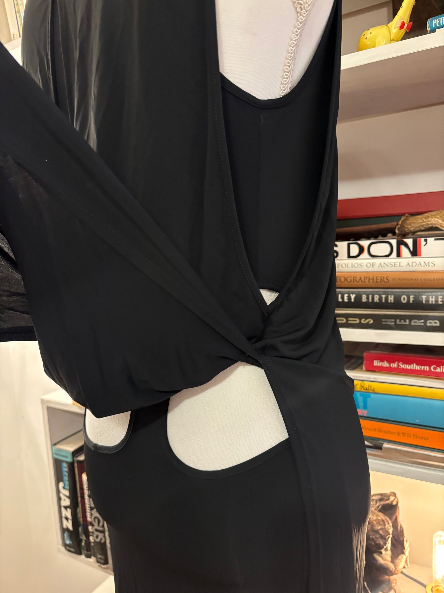 Helmut Lang High Slit Shift Dress