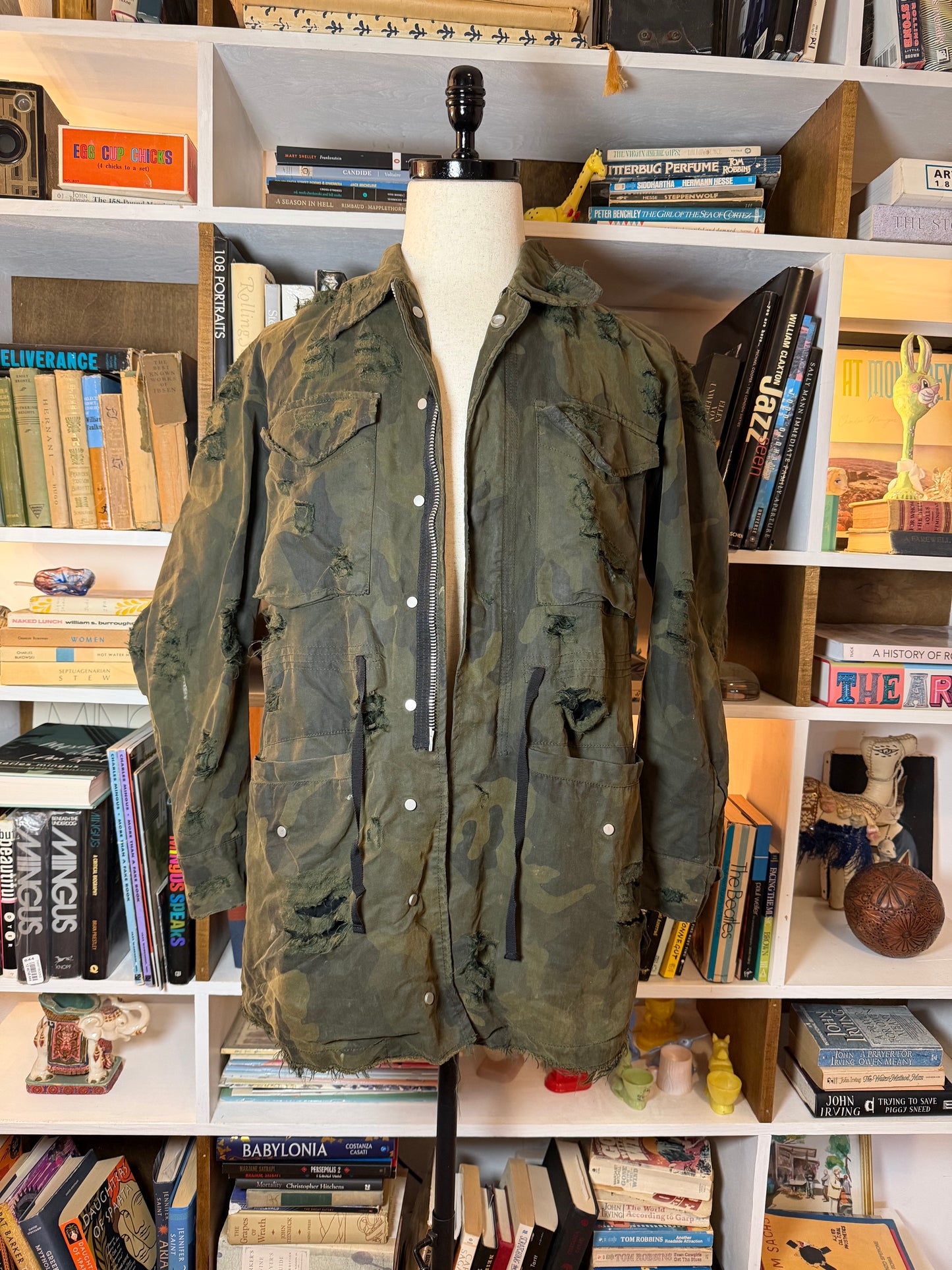 Unravel Overdyed Cargo Jacket