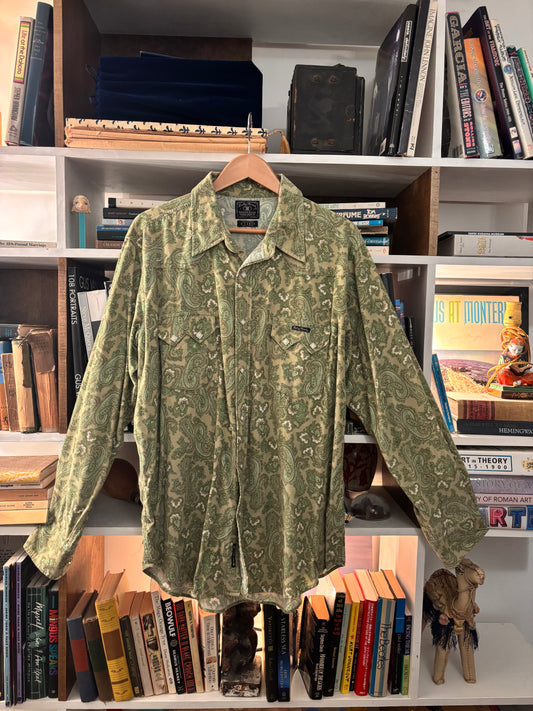 lucky brand corduroy button up