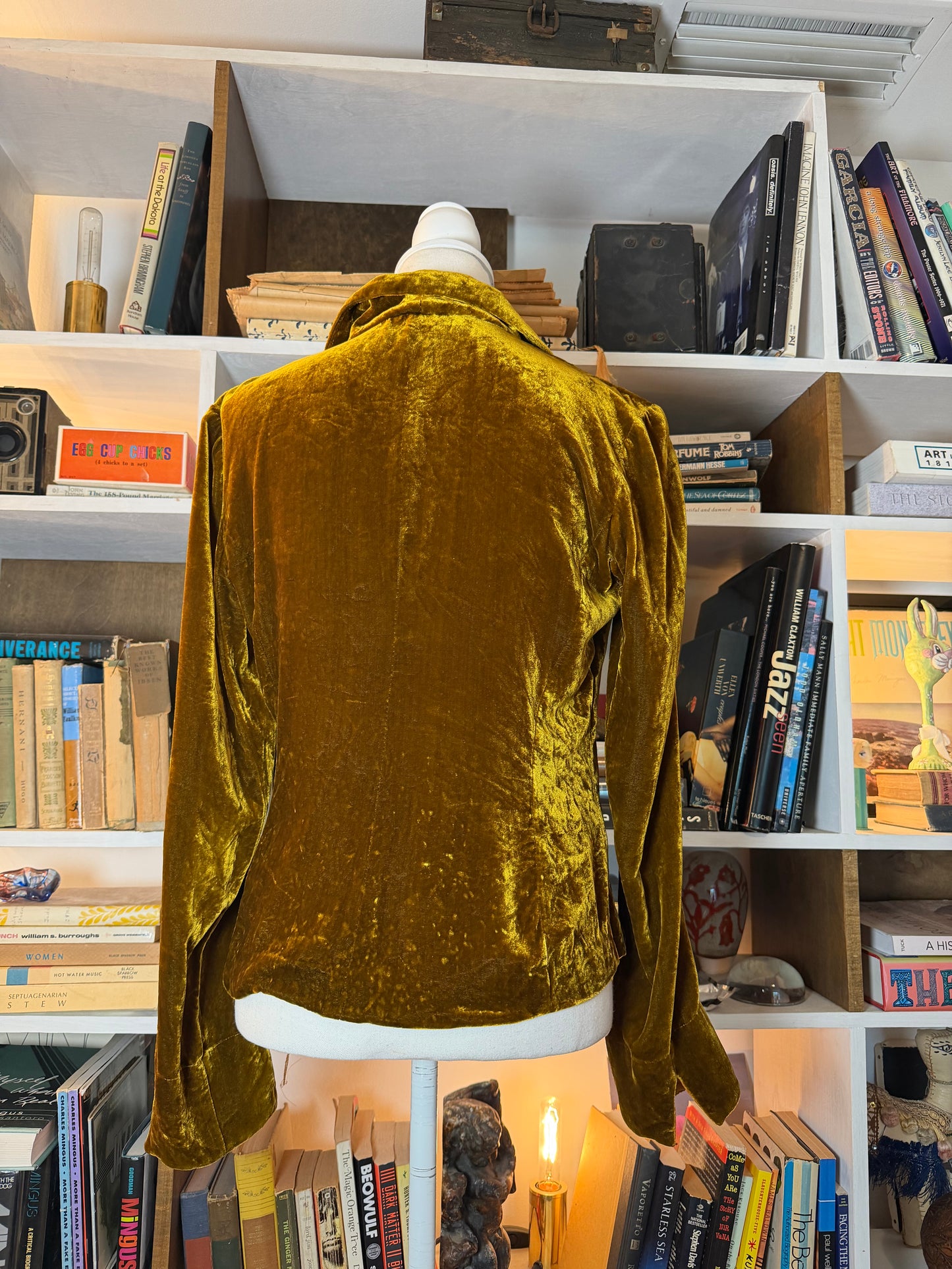 Drama amber velvet jacket